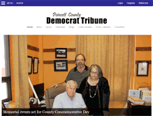 Tablet Screenshot of democrattribune.com